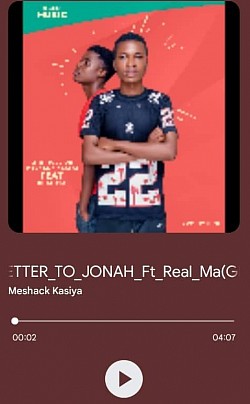 This image is an artwork for the poem did by Meshack kasiya and Real ma, describing their concerns in letter to Jonah.. You can find alot of them to 5he the site of the link you can tap 👉 https://www.reverbnation.com/somadanechar/song/34841269-meshack-kasiya-imvani-kulira
